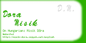 dora misik business card
